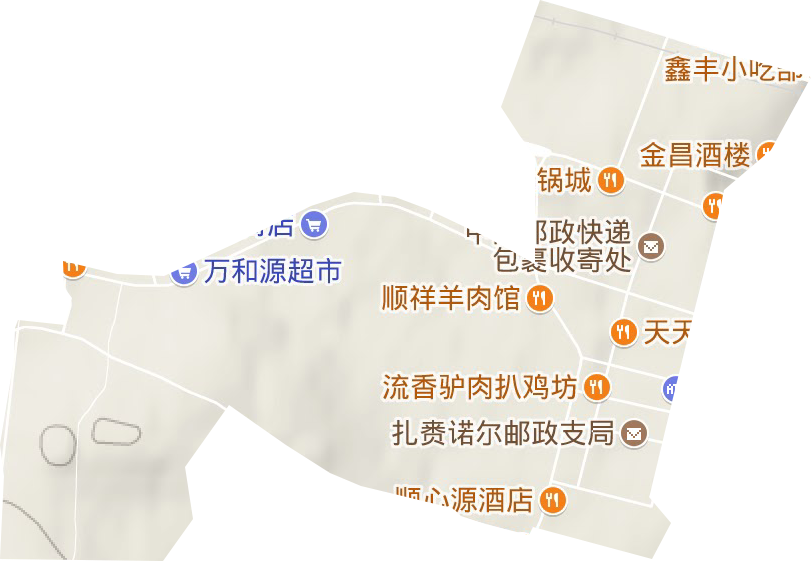 第一街道地形地图