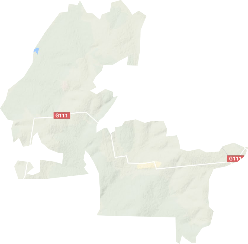国营巴彦农场地形地图
