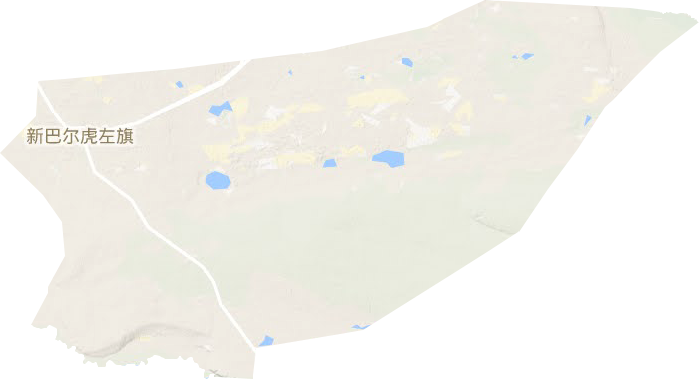 阿木古郎镇地形地图