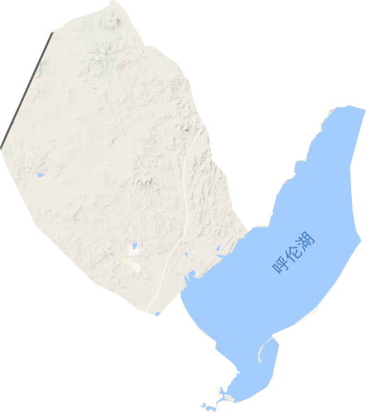 达赉苏木地形地图