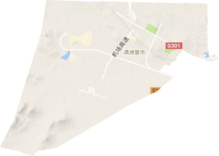 兴华街道地形地图