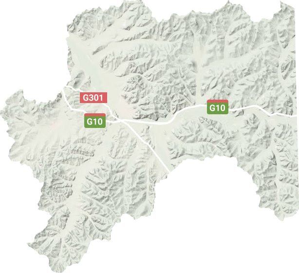 免渡河镇地形地图