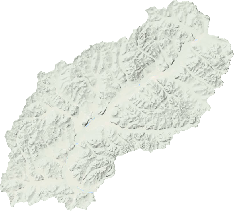 库都尔镇地形地图