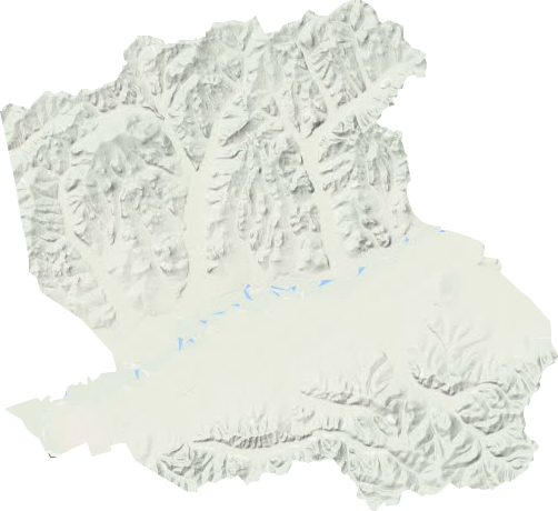 牙克石农场地形地图