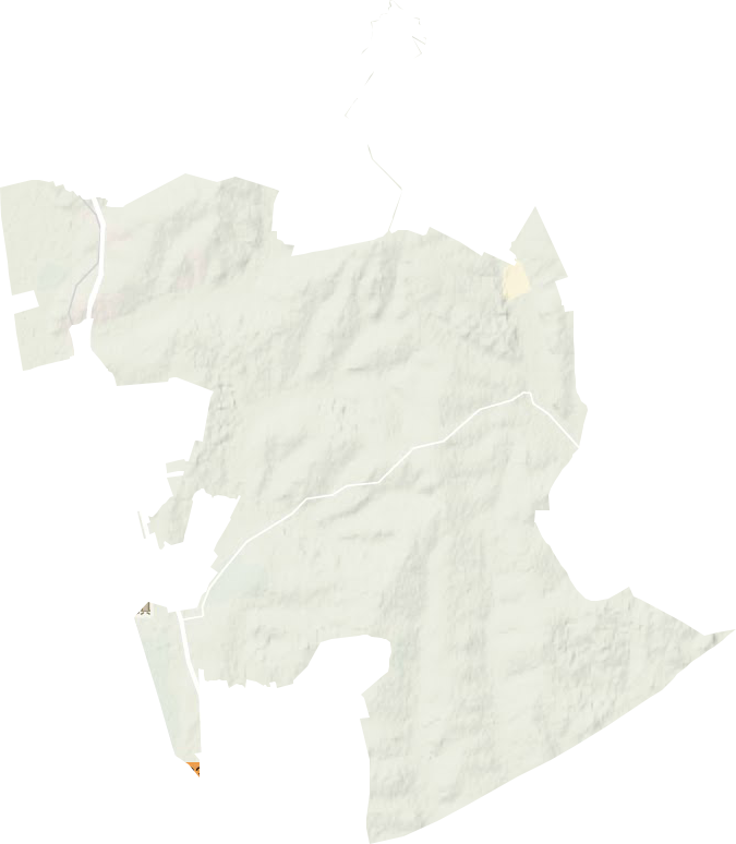 成吉思汗牧场地形地图