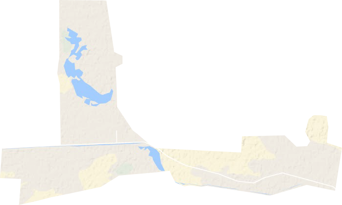 纳林套海农场地形地图