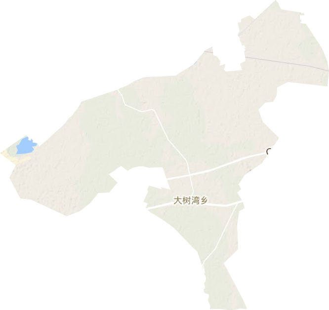 蒙海镇地形地图