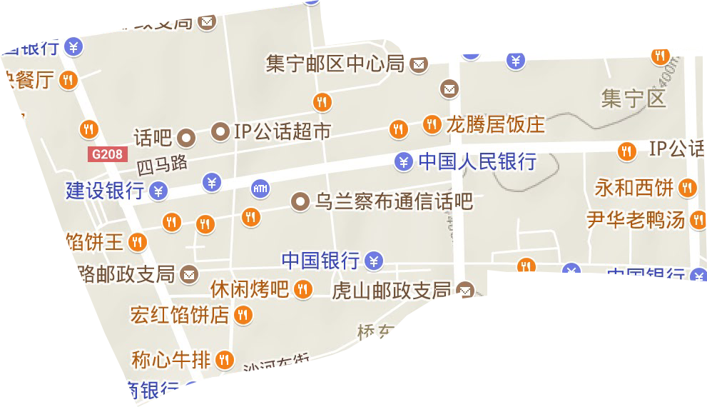 桥东街道地形地图