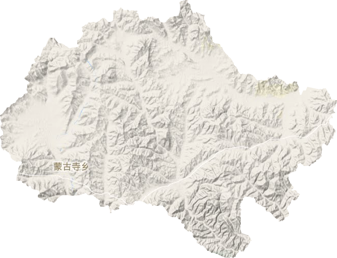 大滩乡地形地图