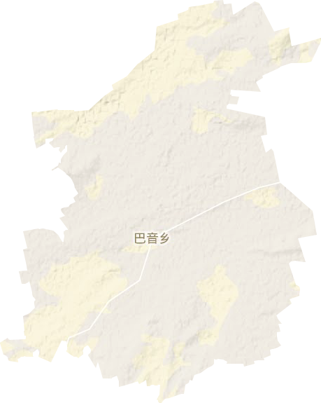 巴音乡地形地图