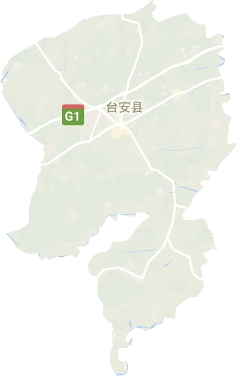 台安县地形地图