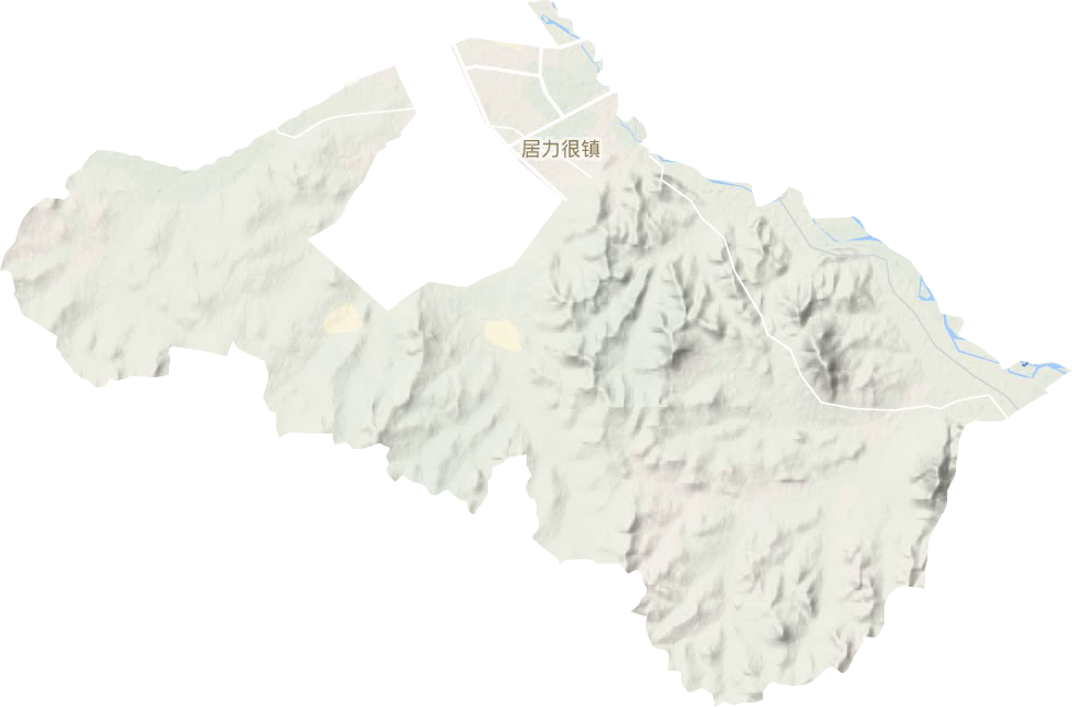 居力很镇地形地图