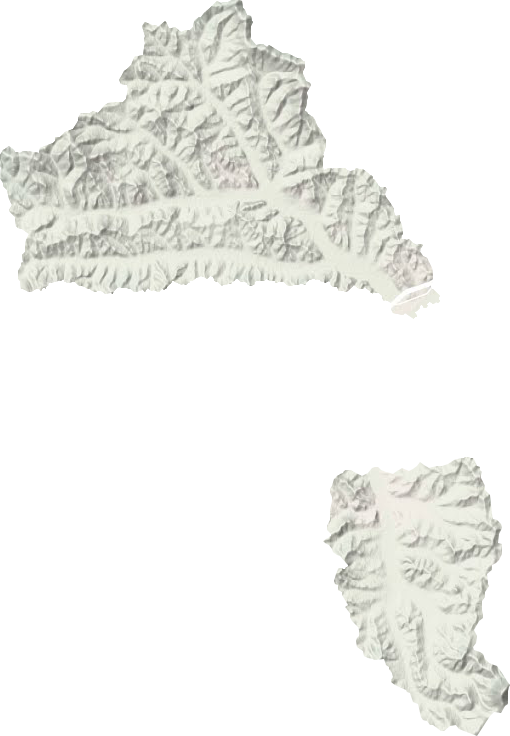 阿力得尔牧场地形地图