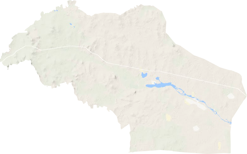 水泉镇地形地图