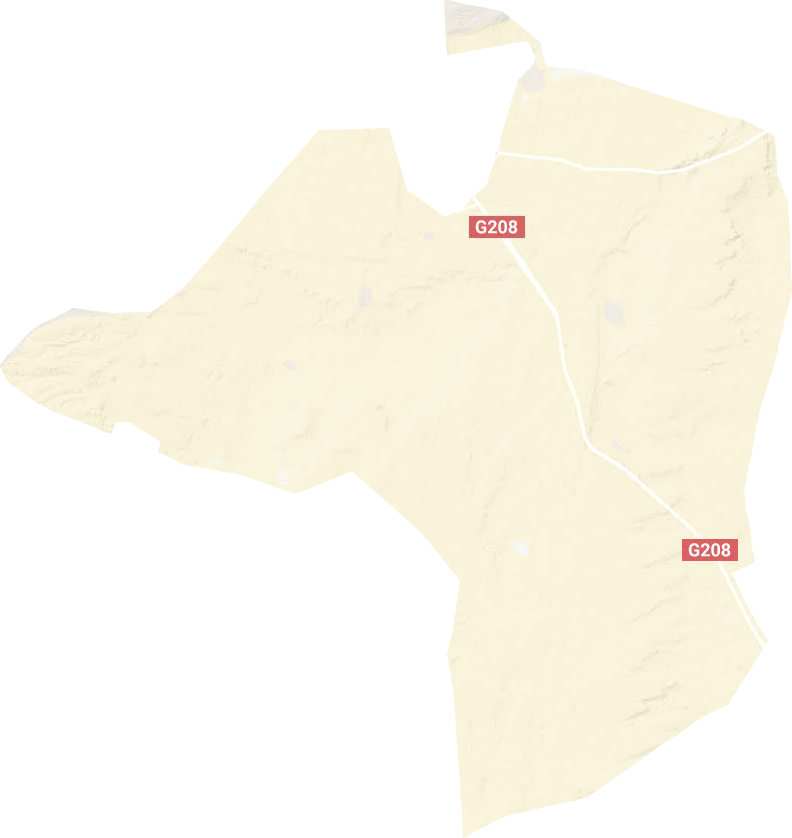 格日勒敖都苏木地形地图
