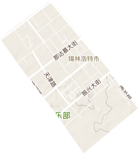希日塔拉街道地形地图