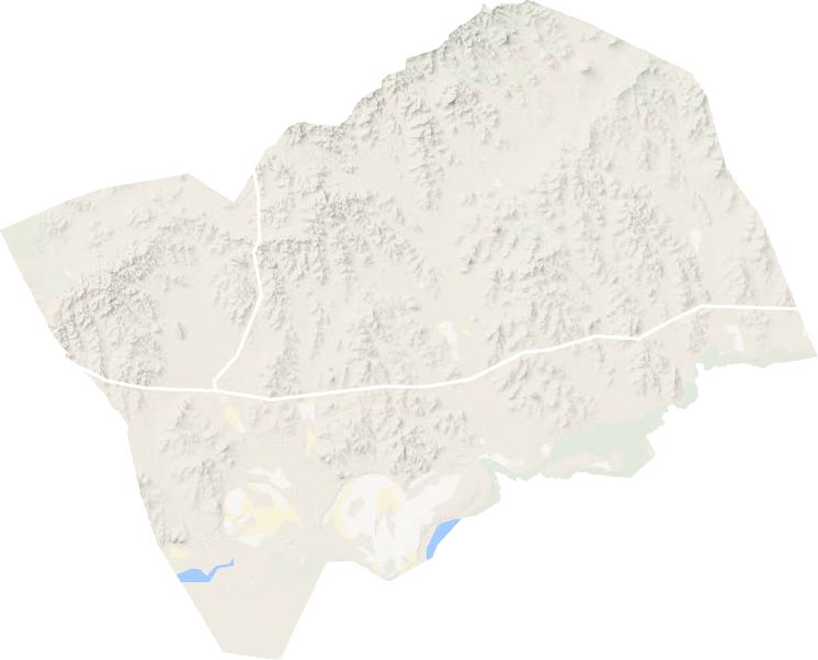 道特淖尔镇地形地图