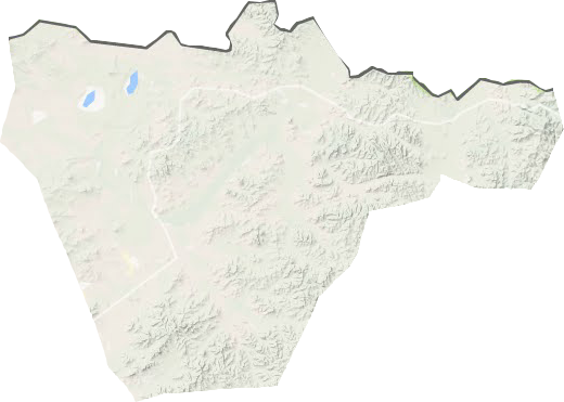 满都胡宝拉格镇地形地图