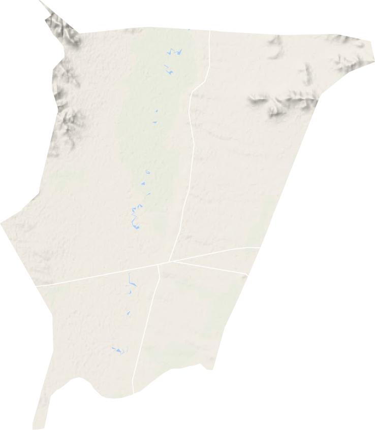 黑城子示范区地形地图