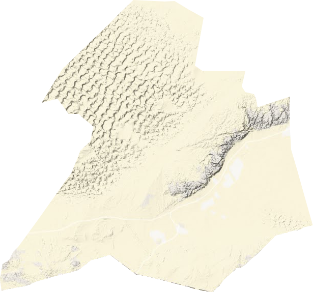 雅布赖镇地形地图
