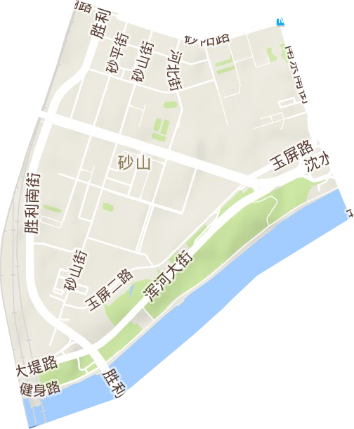 浑河湾街道地形地图