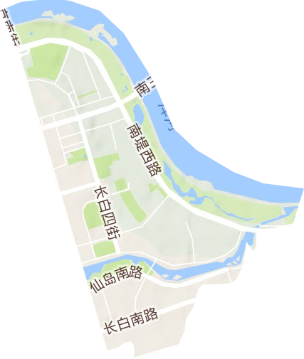 沈水湾街道地形地图