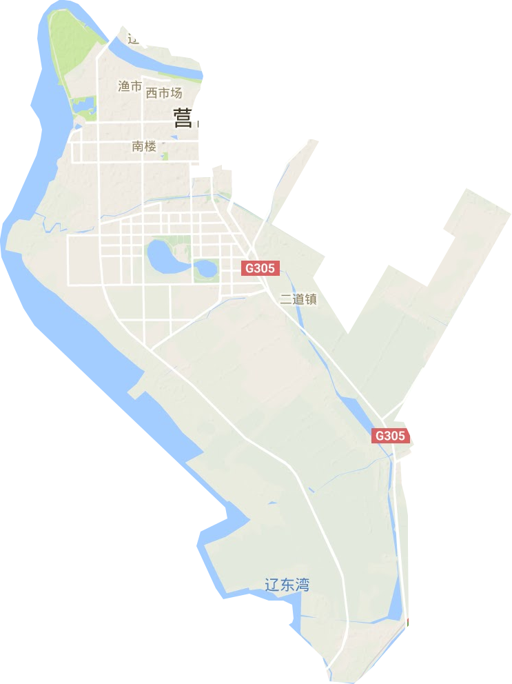 西市区地形地图