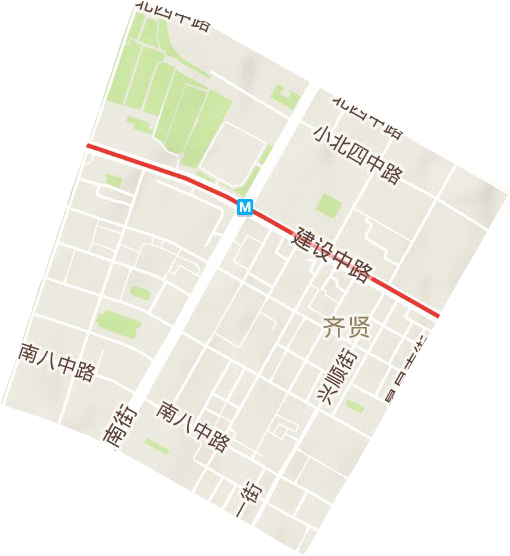 兴顺街道地形地图