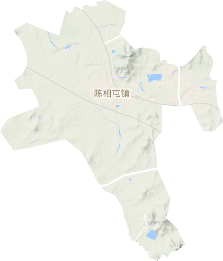 陈相街道地形地图