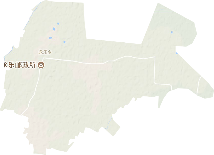 永乐街道地形地图