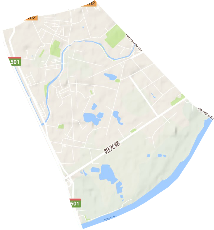 南阳湖街道地形地图