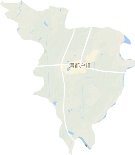 满都户镇地形地图