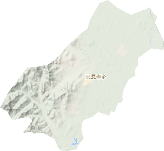 慈恩寺乡地形地图