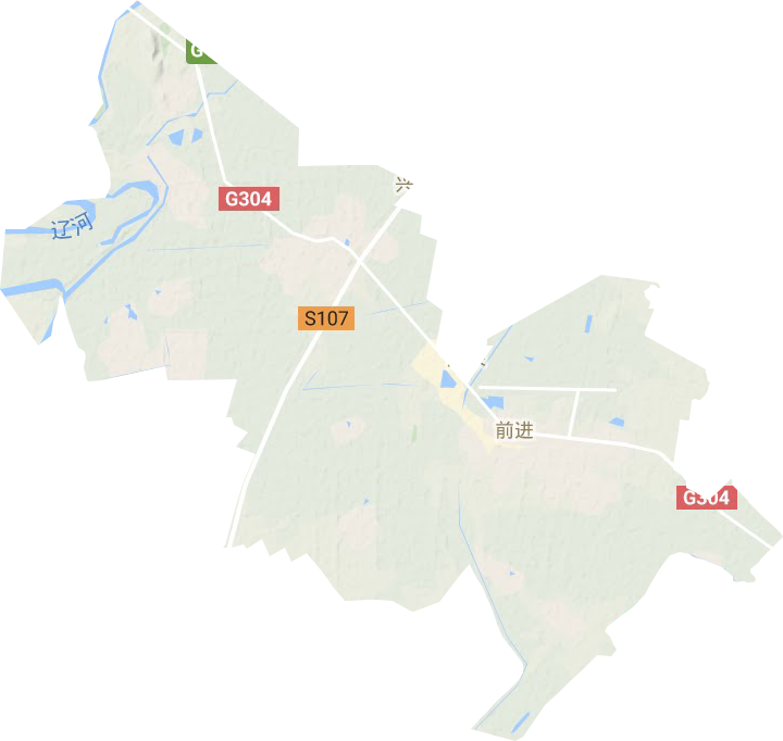 兴隆堡镇地形地图