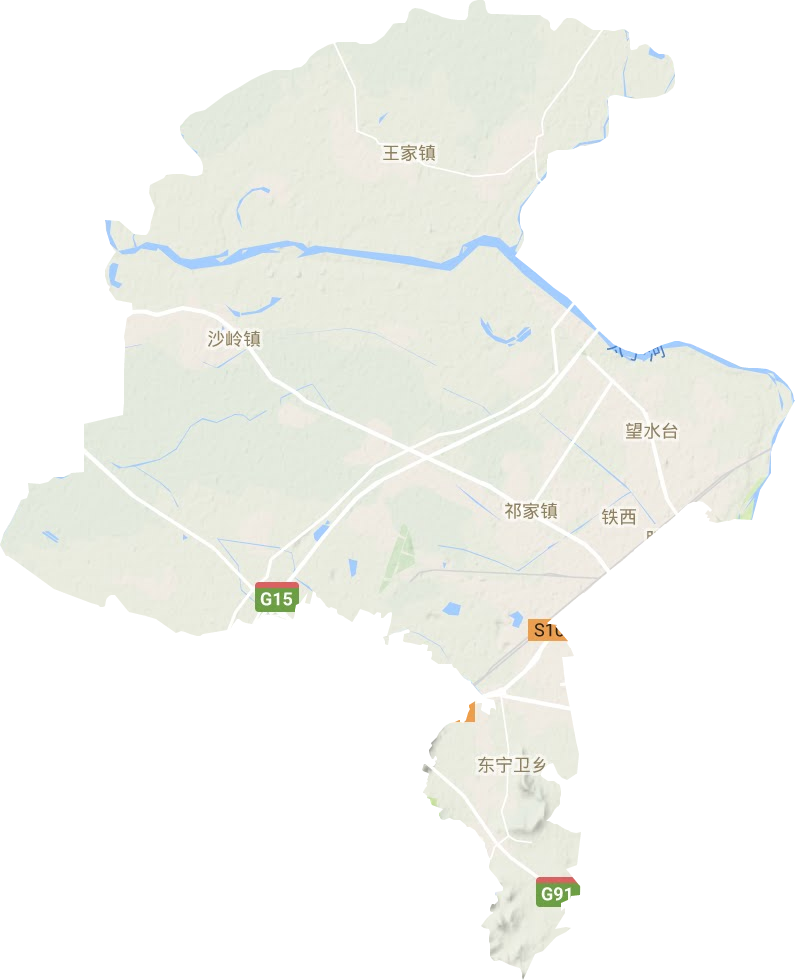 太子河区地形地图