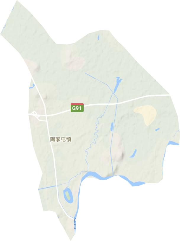 陶家屯镇地形地图