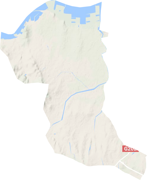 西杨乡地形地图