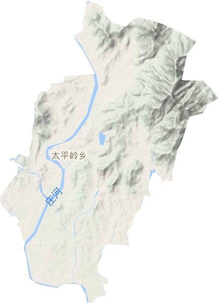太平岭满族乡地形地图