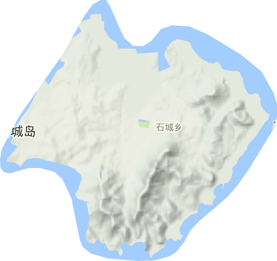 石城乡地形地图