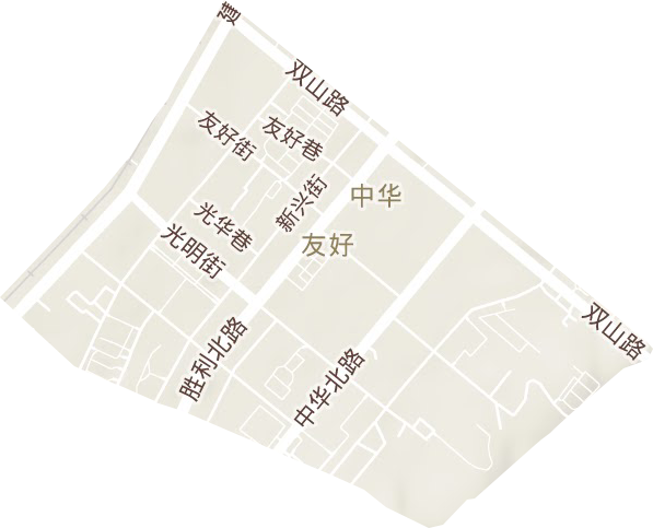 友好街道地形地图