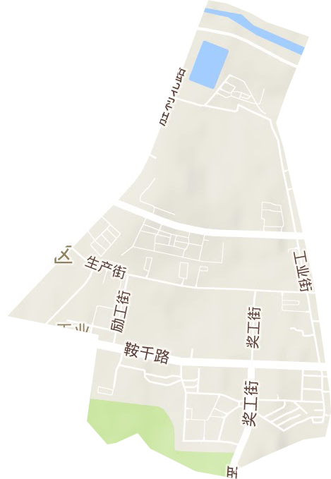 沙河街道地形地图