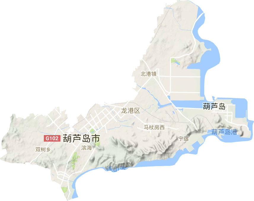 龙港区地形地图