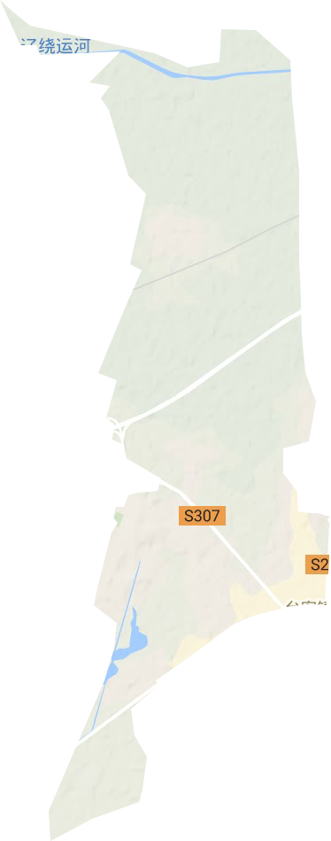 八角台街道地形地图