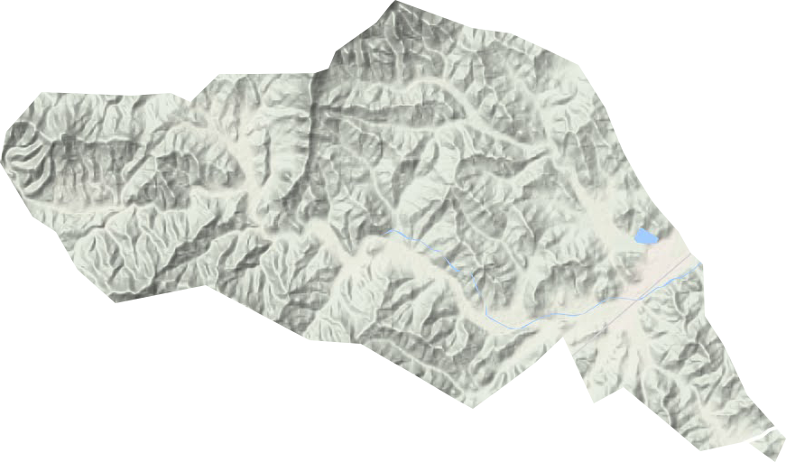 前营子镇地形地图
