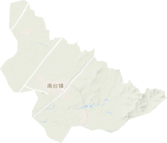 南台镇地形地图