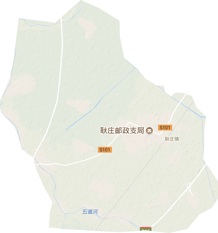 耿庄镇地形地图