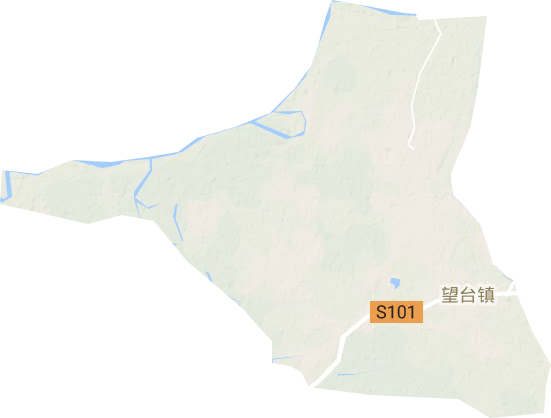 望台镇地形地图