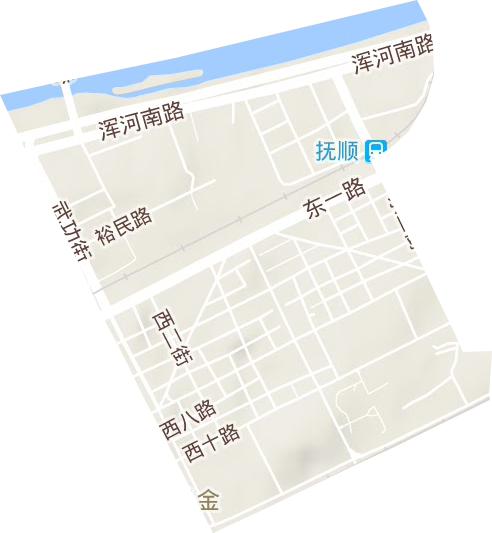 站前街道地形地图