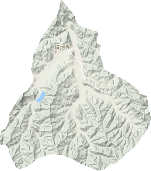 峡河乡地形地图
