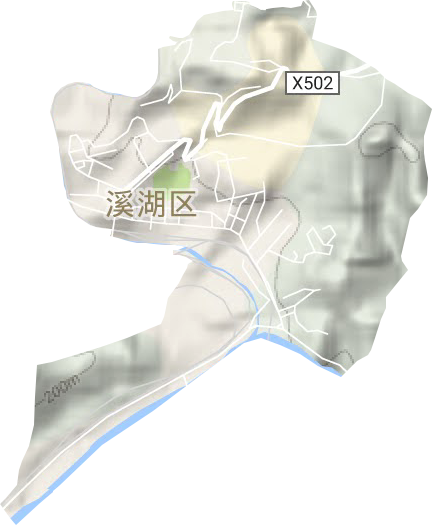河东街道地形地图
